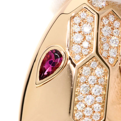 BVLGARI Serpentil Bellite Diamond Necklace K18 Pink Gold Ladies [Used]