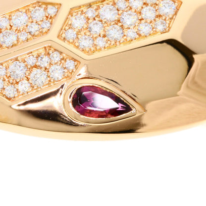 BVLGARI Serpentil Bellite Diamond Necklace K18 Pink Gold Ladies [Used]