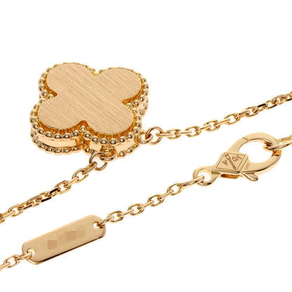 Van Cleef & Arpels Vintage Alhambra Bullseye Diamond Necklace K18 Pink Gold Ladies [Used]