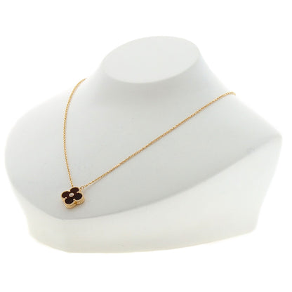 Van Cleef & Arpels Vintage Alhambra Bullseye Diamond Necklace K18 Pink Gold Ladies [Used]