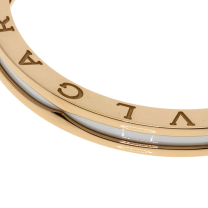 BVLGARI B.zero1 S White Ceramic Bracelet K18 Pink Gold Ladies [Used]