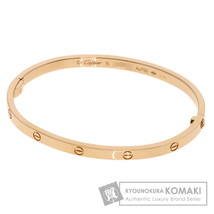 CARTIER LOVE Bracelets SM #16 without driver Bracelet K18 Pink Gold Ladies [Used]
