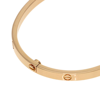 CARTIER LOVE Bracelets SM #16 without driver Bracelet K18 Pink Gold Ladies [Used]
