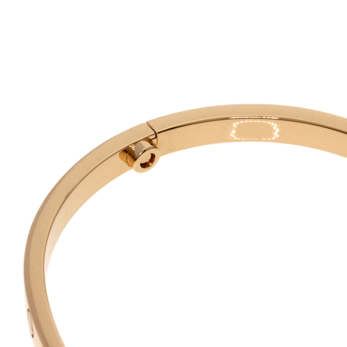 CARTIER LOVE Bracelets SM #16 without driver Bracelet K18 Pink Gold Ladies [Used]