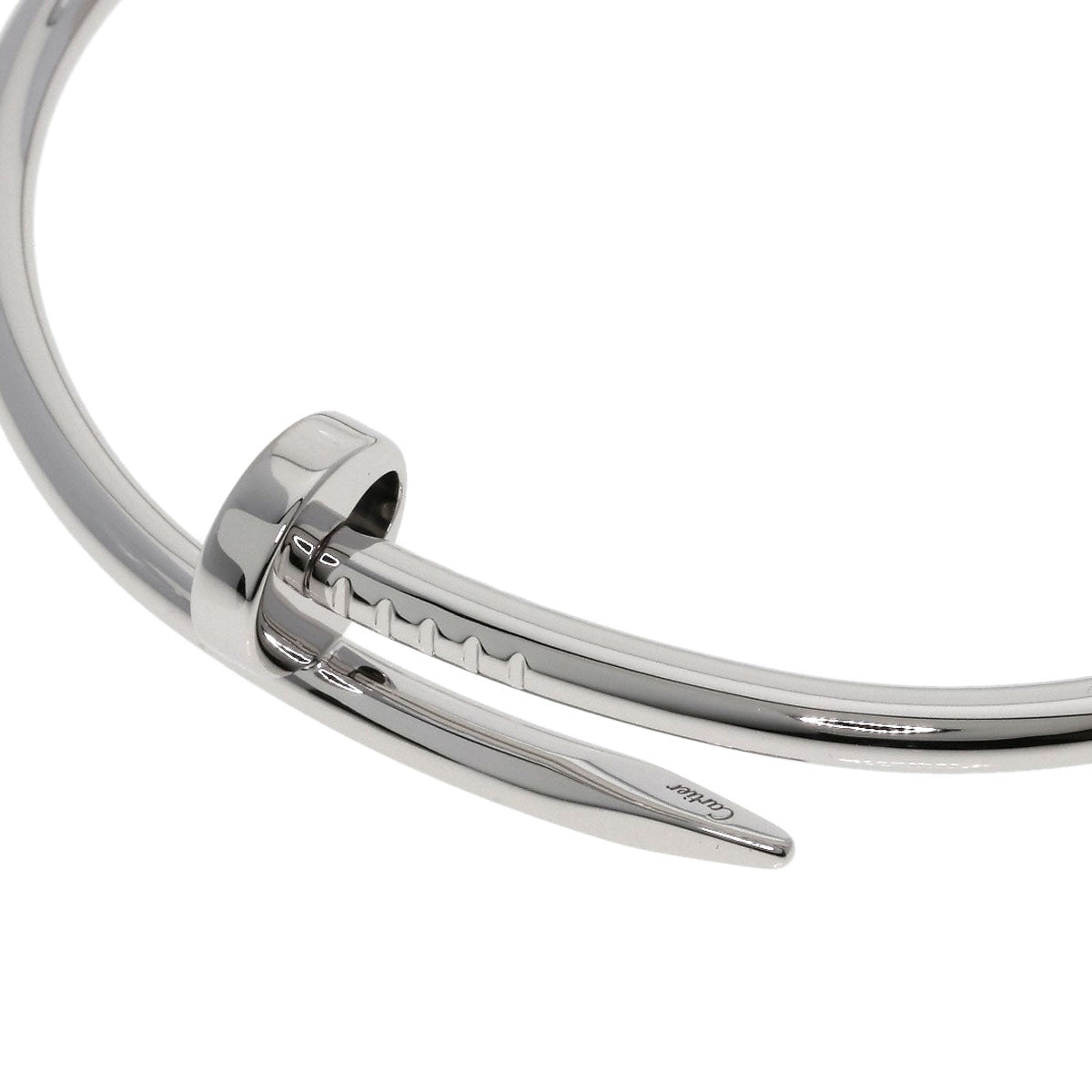 CARTIER Juste un Clou Classique #18 Bracelet K18 White Gold Ladies [Used]