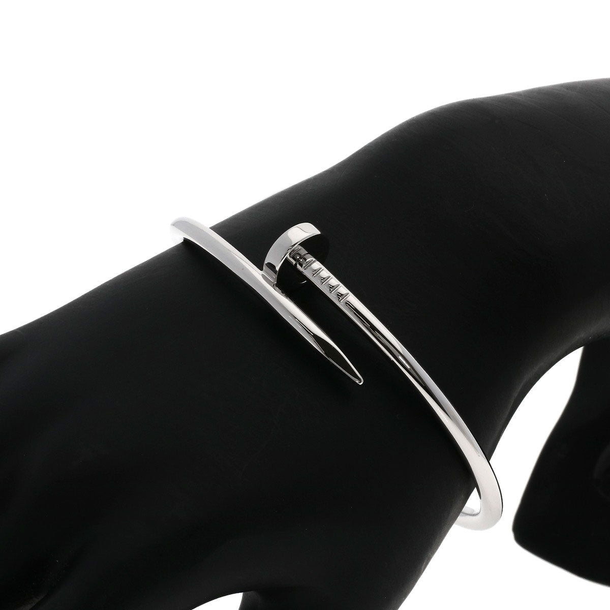 CARTIER Juste un Clou Classique #18 Bracelet K18 White Gold Ladies [Used]