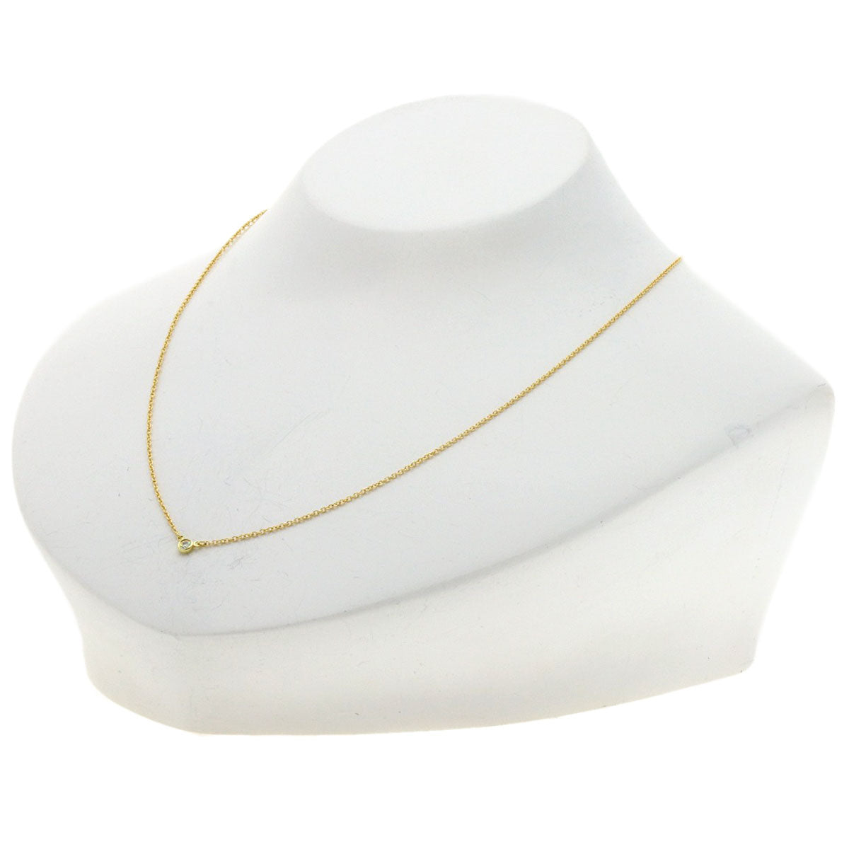 TIFFANY&Co. By The Yard Diamond Necklace K18 Yellow Gold Ladies [Used]