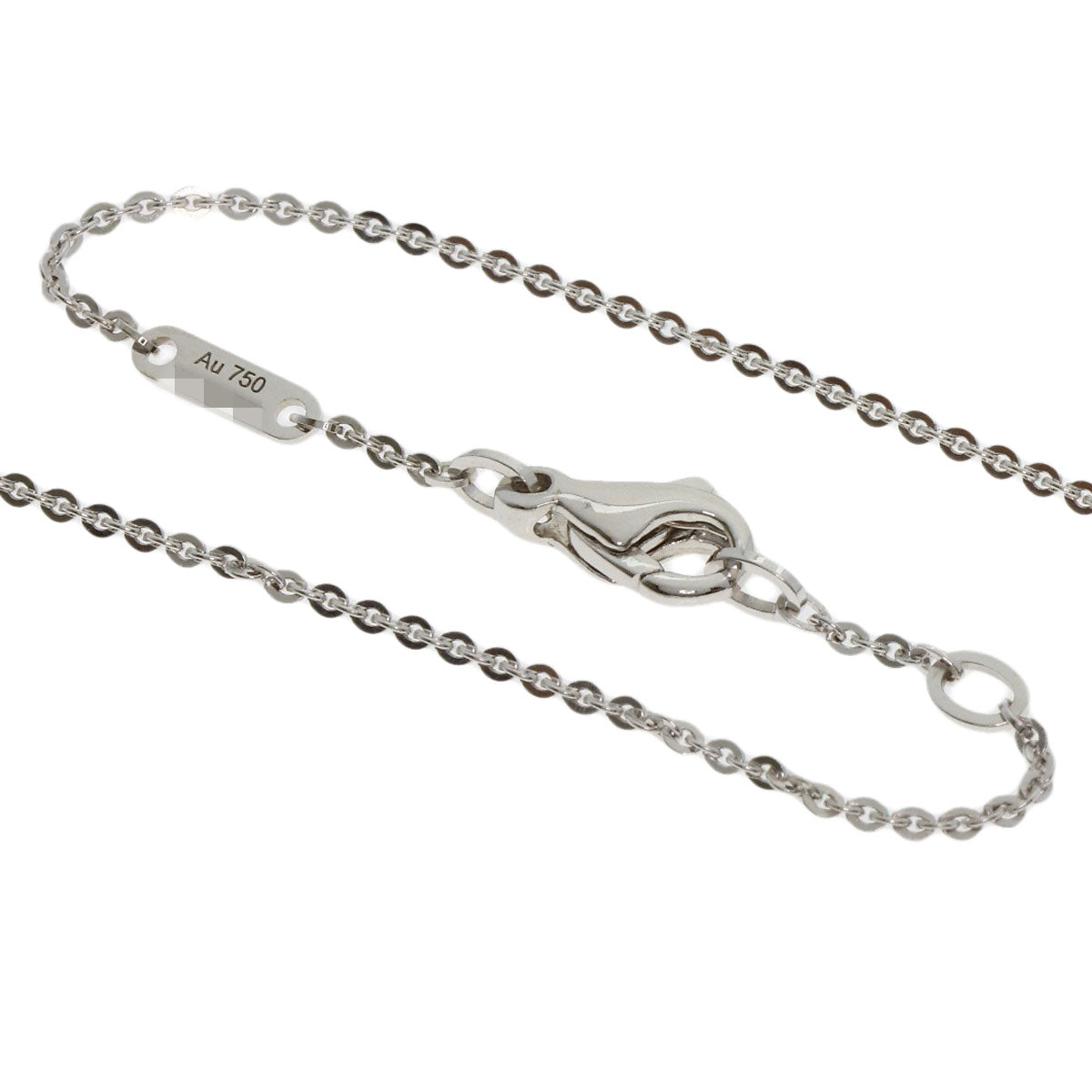 OMEGA Omega Mania Flower Shell Necklace K18 White Gold Ladies [Used]