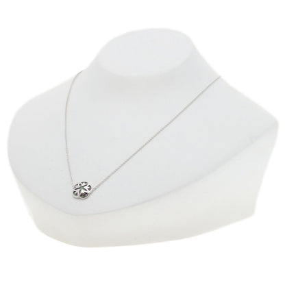OMEGA Omega Mania Flower Shell Necklace K18 White Gold Ladies [Used]