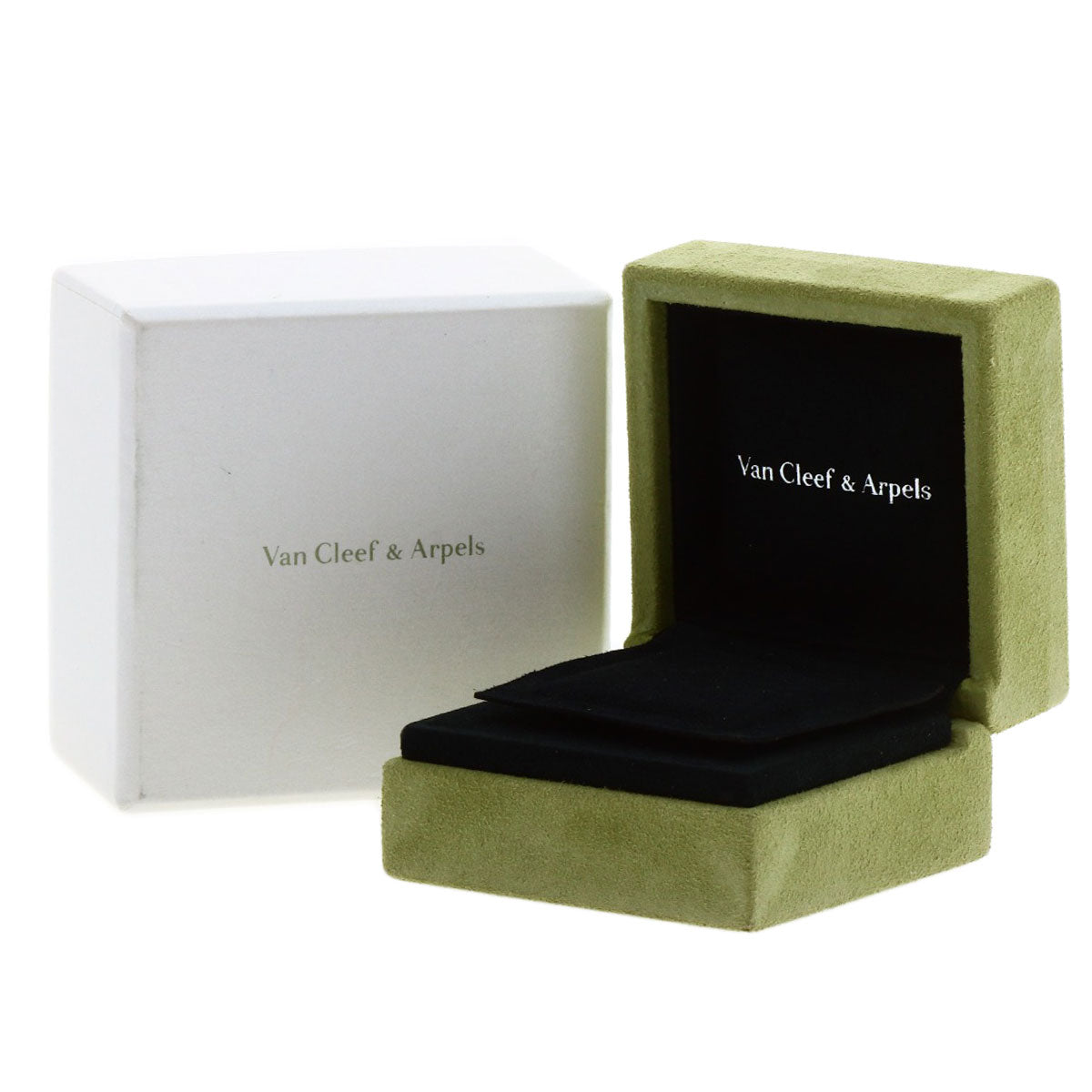 Van Cleef & Arpels Sweetheart F Yearage Shell Diamond #48 Ring K18 Yellow Gold Ladies [Used]
