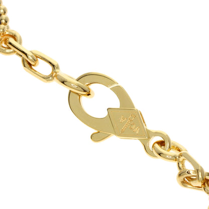 Van Cleef & Arpels Vintage Alhambra 5P Agate Bracelet K18 Yellow Gold Ladies [Used]
