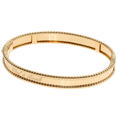 Van Cleef & Arpels Perle Senior Tulle Medium Bracelet K18 Pink Gold Ladies [Used]