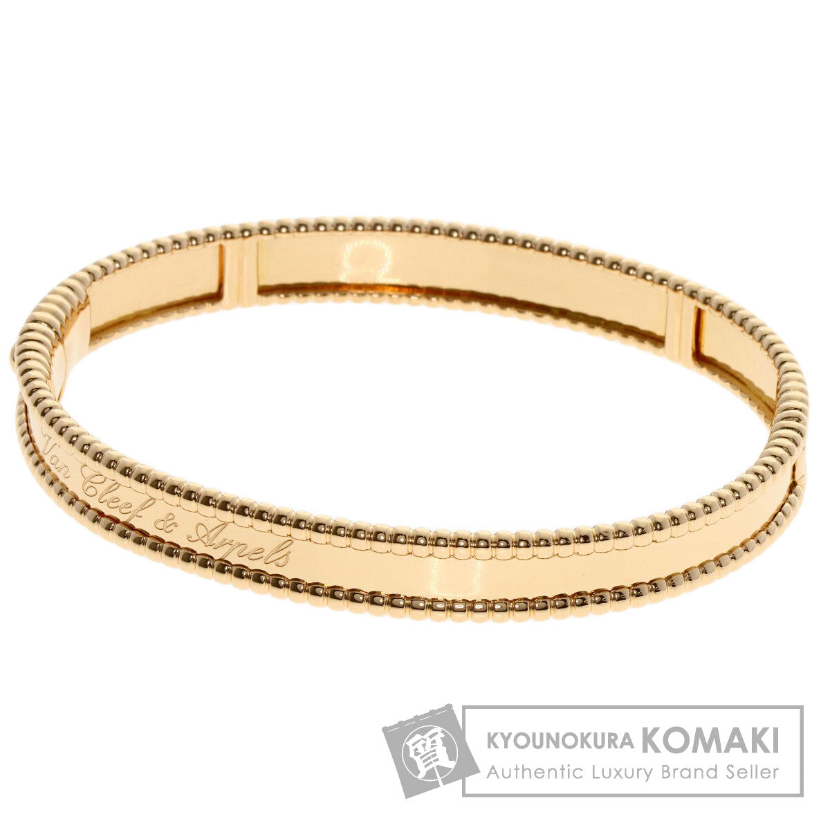 Van Cleef & Arpels Perle Senior Tulle Medium Bracelet K18 Pink Gold Ladies [Used]