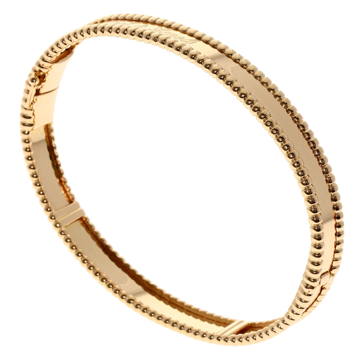 Van Cleef & Arpels Perle Senior Tulle Medium Bracelet K18 Pink Gold Ladies [Used]