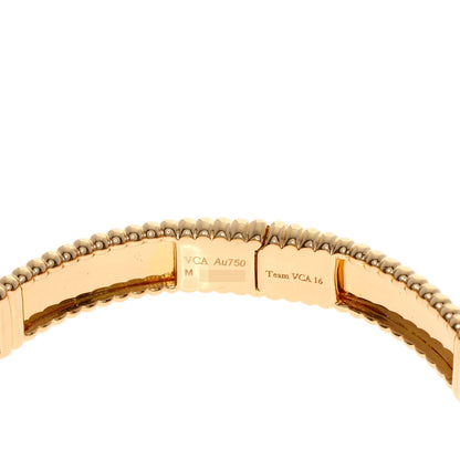 Van Cleef & Arpels Perle Senior Tulle Medium Bracelet K18 Pink Gold Ladies [Used]