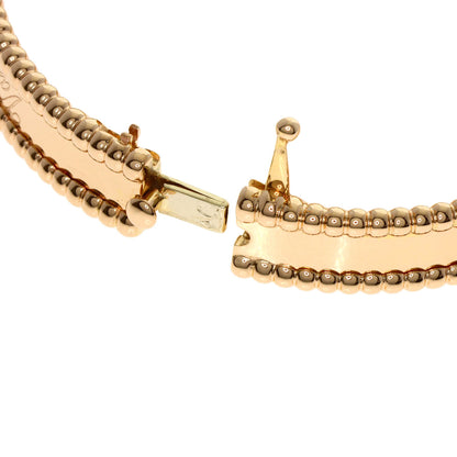Van Cleef & Arpels Perle Senior Tulle Medium Bracelet K18 Pink Gold Ladies [Used]