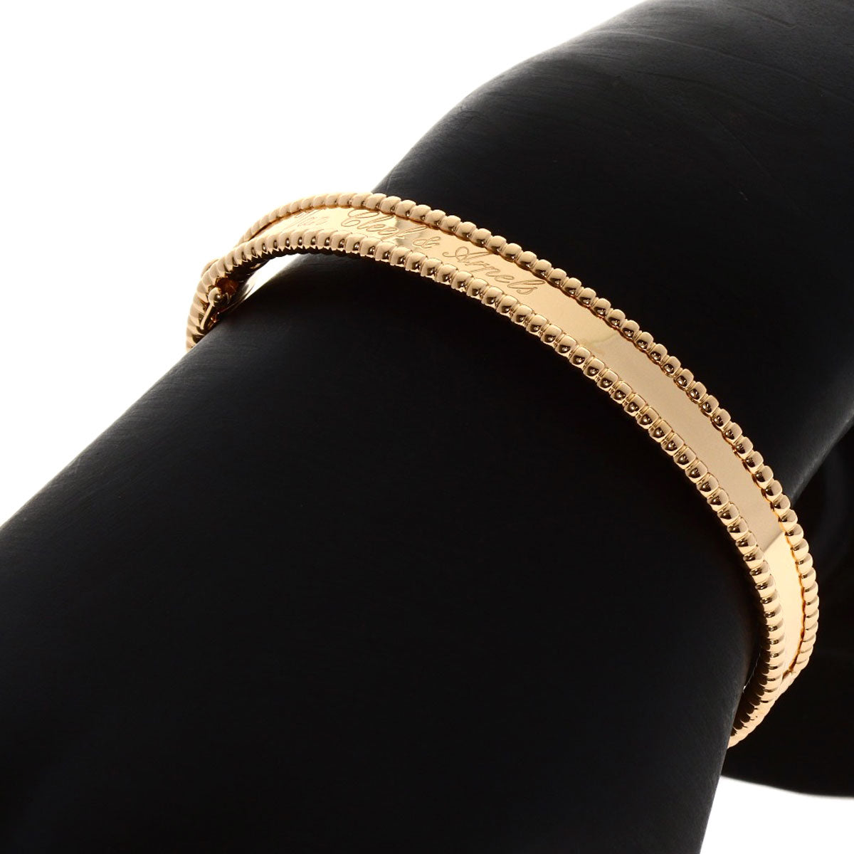 Van Cleef & Arpels Perle Senior Tulle Medium Bracelet K18 Pink Gold Ladies [Used]