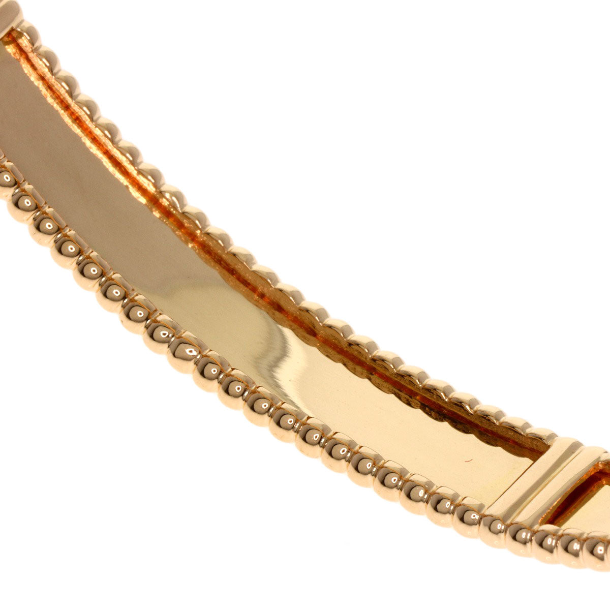 Van Cleef & Arpels Perle Senior Tulle Medium Bracelet K18 Pink Gold Ladies [Used]