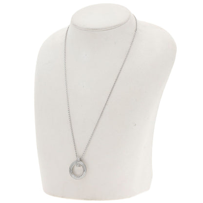TIFFANY&Co. T One Full Diamond Necklace K18 White Gold Ladies [Used]