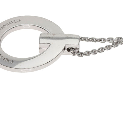 TIFFANY&Co. T One Full Diamond Necklace K18 White Gold Ladies [Used]