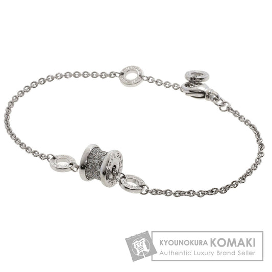 BVLGARI B.zero1 Mini Diamond Bracelet K18 White Gold Ladies [Used]