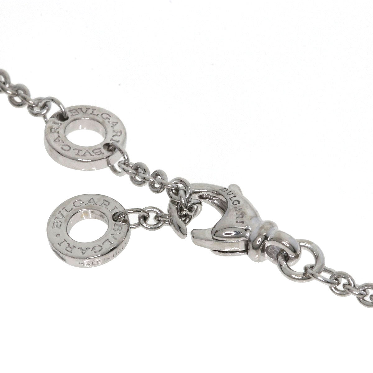 BVLGARI B.zero1 Mini Diamond Bracelet K18 White Gold Ladies [Used]