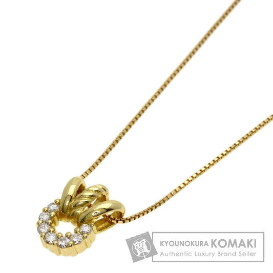 CELINE Diamond Necklace K18 Yellow Gold Ladies [Used]