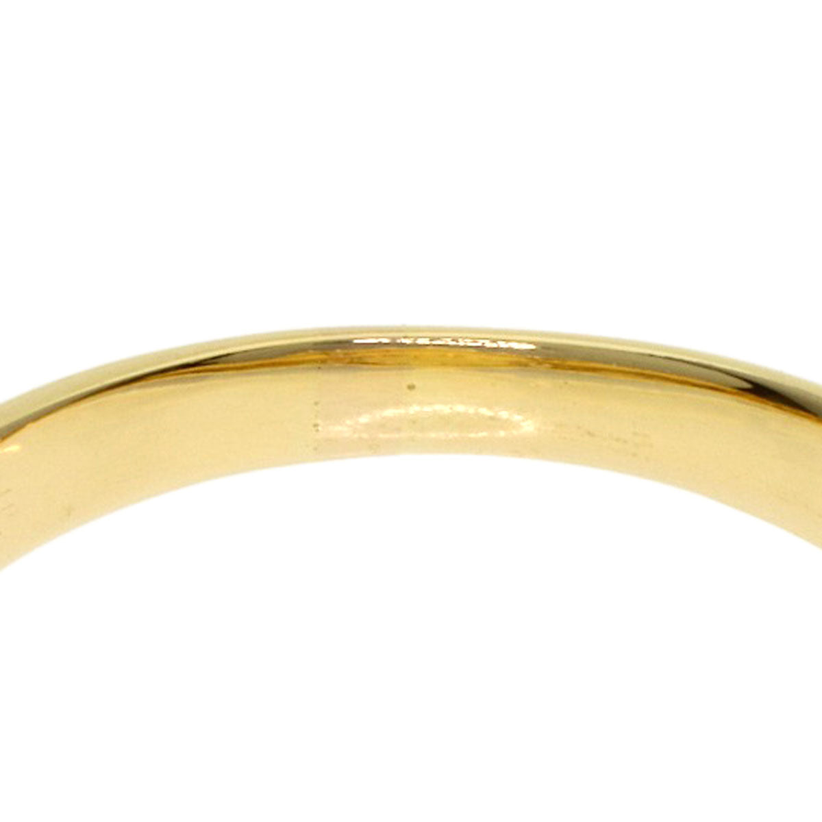 CELINE Macadam Diamond Ring K18 Yellow Gold Ladies [Used]