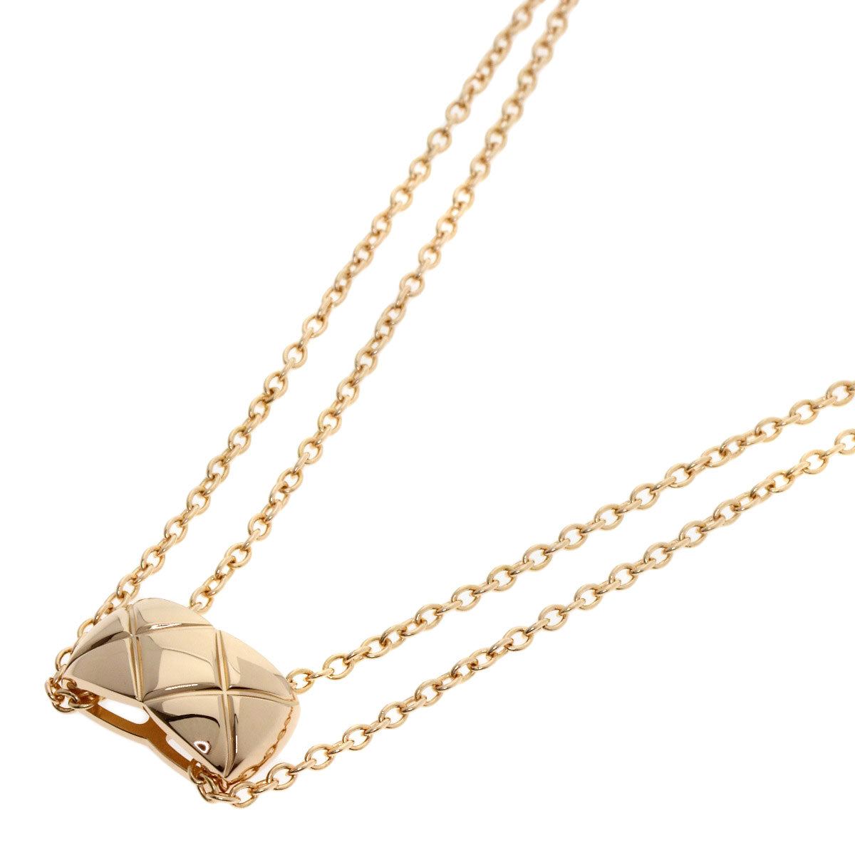 CHANEL Coco Crush J11356 Necklace K18 Pink Gold Ladies [Used]