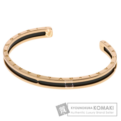 BVLGARI B.zero1 SM Black Ceramic Bracelet K18 Pink Gold Ladies [Used]