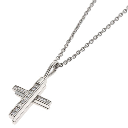 HARRY WINSTON Traffic Cross Diamond Necklace Platinum PT950 Ladies [Used]
