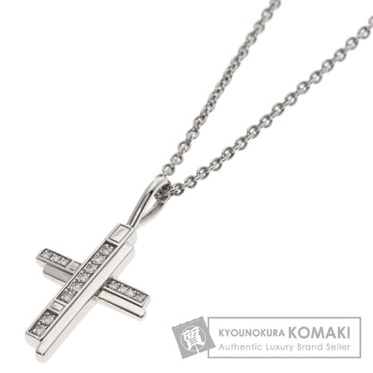 HARRY WINSTON Traffic Cross Diamond Necklace Platinum PT950 Ladies [Used]