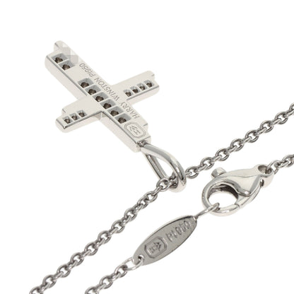 HARRY WINSTON Traffic Cross Diamond Necklace Platinum PT950 Ladies [Used]