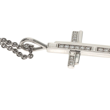HARRY WINSTON Traffic Cross Diamond Necklace Platinum PT950 Ladies [Used]