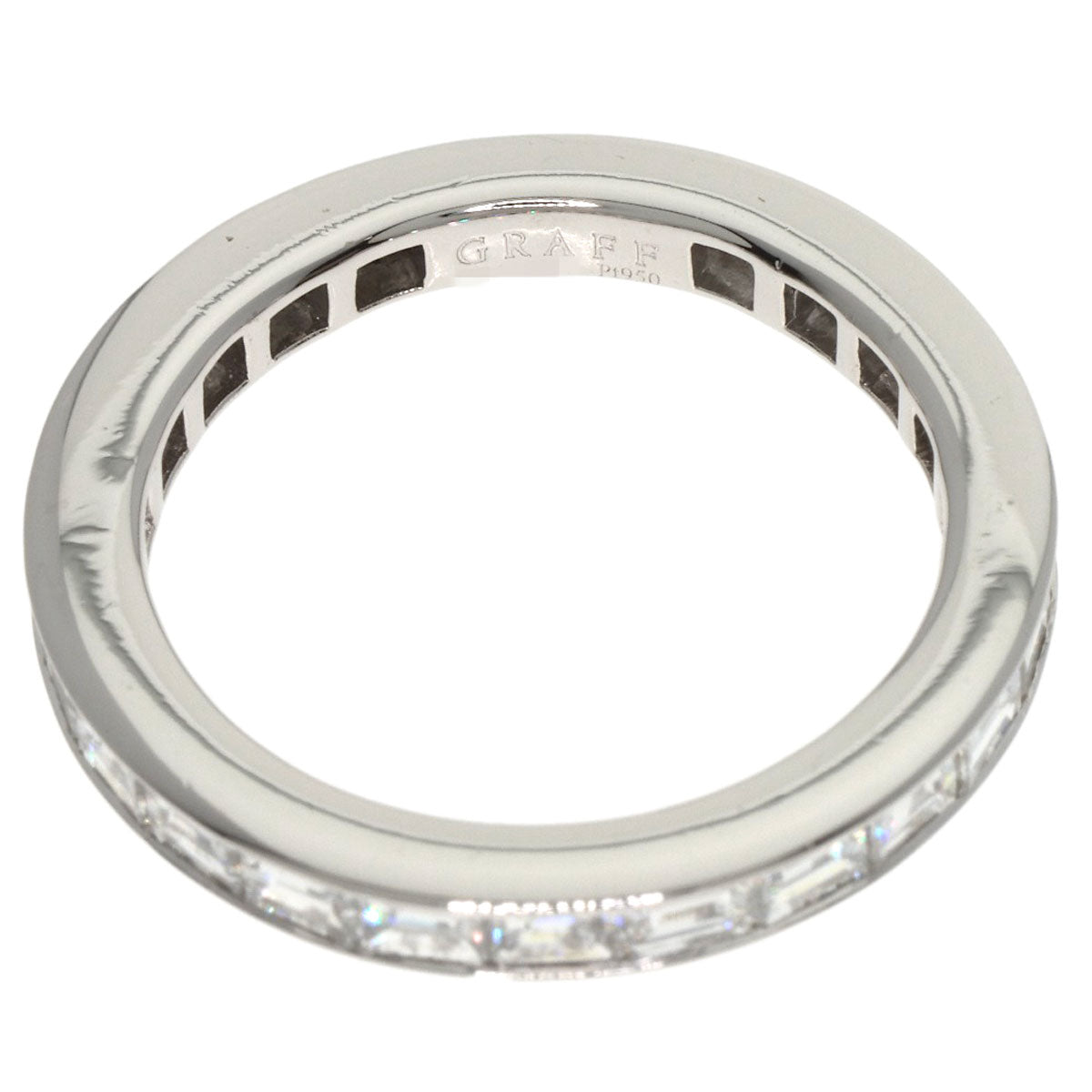 GRAFF Full Eternity Bucket Diamond Ring Platinum PT950 Ladies [Used]