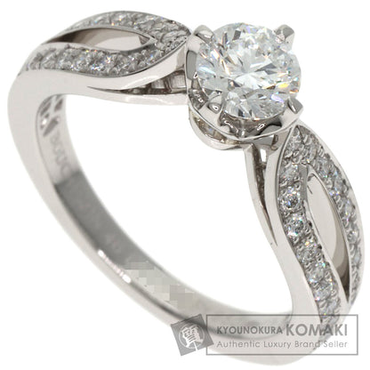 Boucheron Solitaire Diamond # 46 Ring Platinum PT950 Ladies [Used]