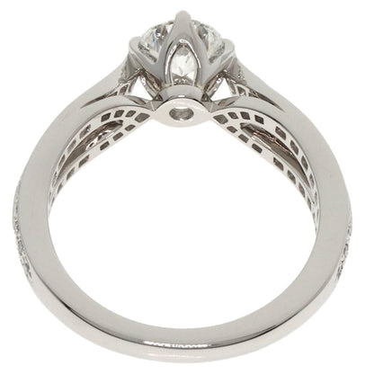 Boucheron Solitaire Diamond # 46 Ring Platinum PT950 Ladies [Used]