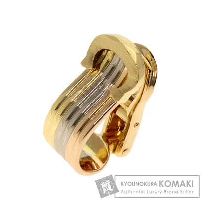 CARTIER C2 Three-color One side only Earring K18 Yellow Gold K18 White GoldLadies [Used]