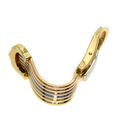 CARTIER C2 Three-color One side only Earring K18 Yellow Gold K18 White GoldLadies [Used]