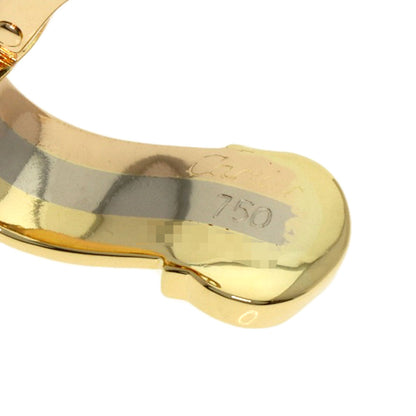 CARTIER C2 Three-color One side only Earring K18 Yellow Gold K18 White GoldLadies [Used]