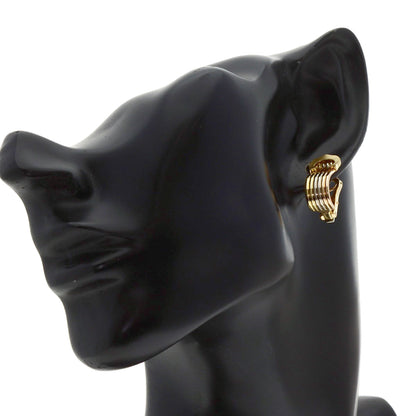 CARTIER C2 Three-color One side only Earring K18 Yellow Gold K18 White GoldLadies [Used]