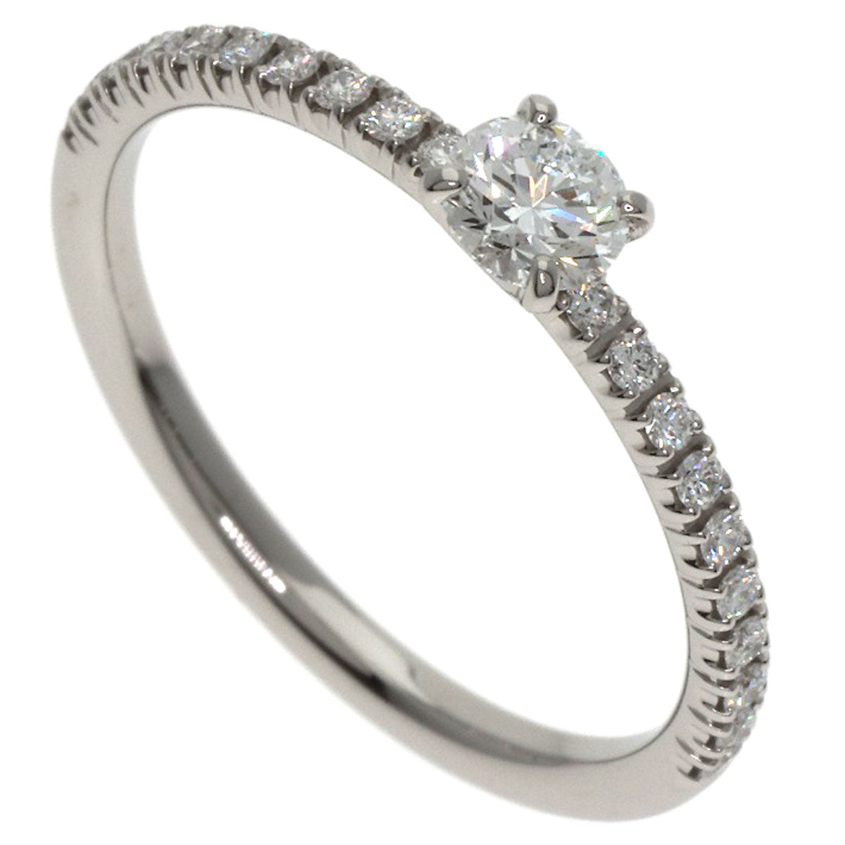 CARTIER Ettacel de Cartier Solitaire Diamond #47 Ring Platinum PT950 Ladies [Used]
