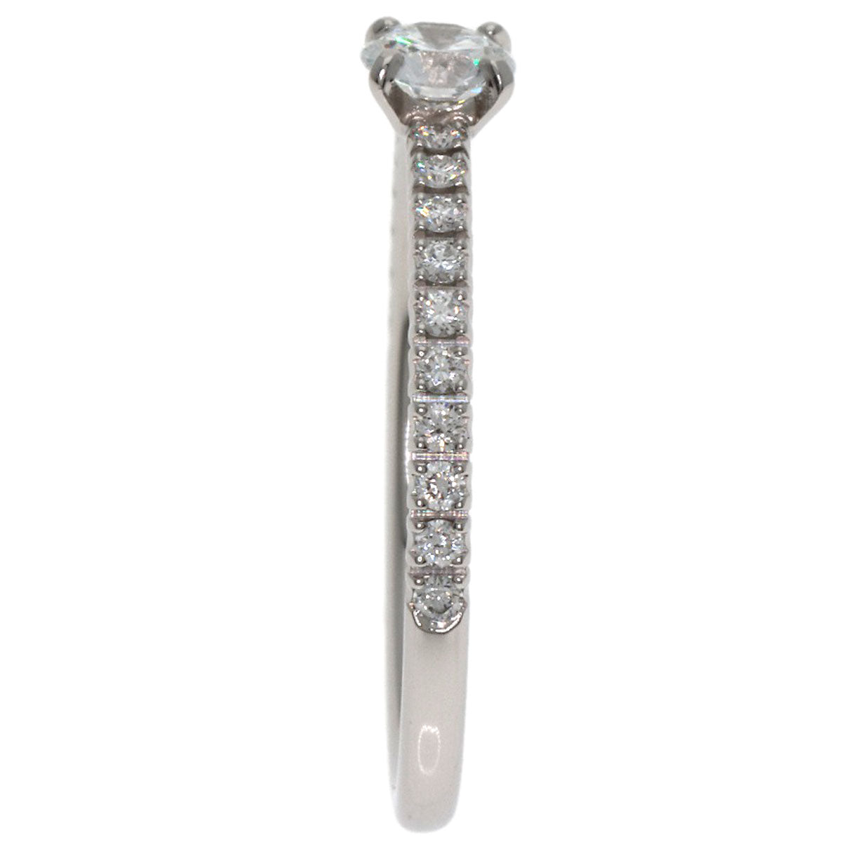 CARTIER Ettacel de Cartier Solitaire Diamond #47 Ring Platinum PT950 Ladies [Used]