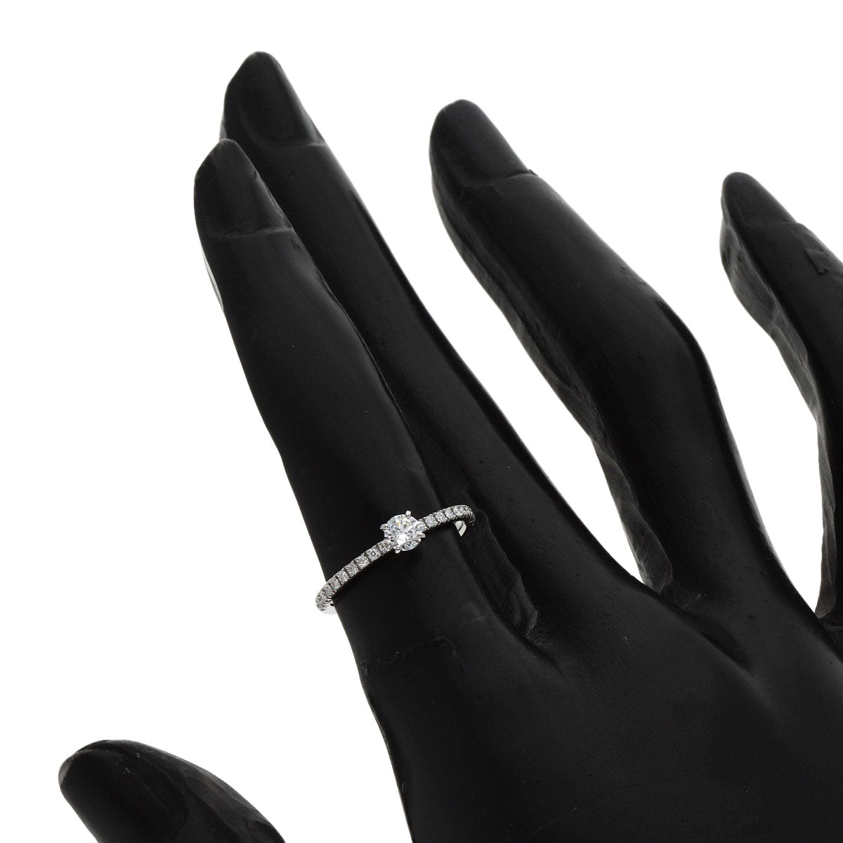 CARTIER Ettacel de Cartier Solitaire Diamond #47 Ring Platinum PT950 Ladies [Used]