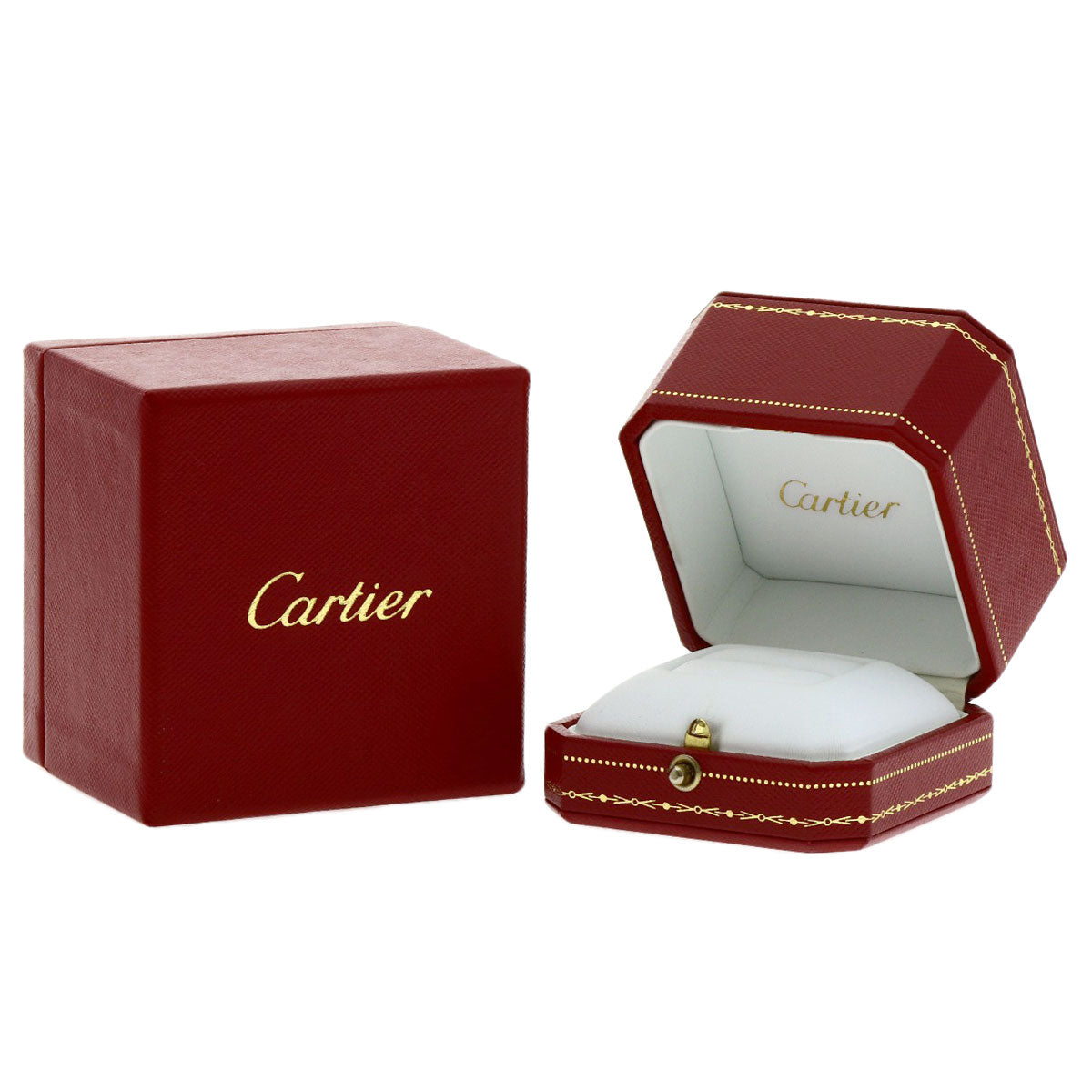 CARTIER Ettacel de Cartier Solitaire Diamond #47 Ring Platinum PT950 Ladies [Used]