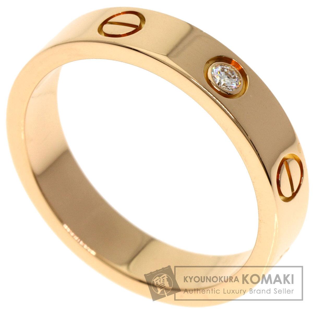 カルティエ ミニラブリング 1P ダイヤモンド #51 リング・指輪 K18ピンクゴールド レディース 【中古】【CARTIER】