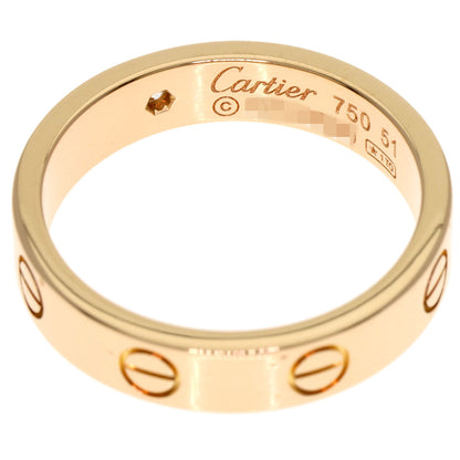カルティエ ミニラブリング 1P ダイヤモンド #51 リング・指輪 K18ピンクゴールド レディース 【中古】【CARTIER】