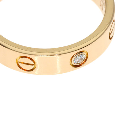 カルティエ ミニラブリング 1P ダイヤモンド #51 リング・指輪 K18ピンクゴールド レディース 【中古】【CARTIER】