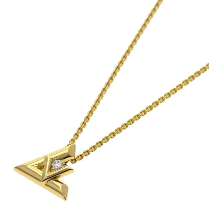 ルイヴィトン ヴォルト ワン PM 1P ダイヤモンド Q93805 ネックレス K18イエローゴールド レディース 【中古】【LOUIS VUITTON】