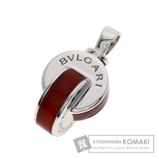 BVLGARI Omnia Agate Pendant top K18 White Gold Ladies [Used]